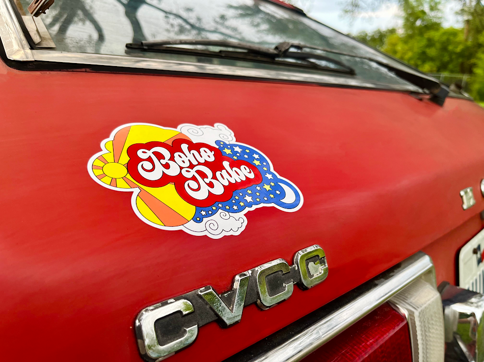Sun & Moon Babe Sticker