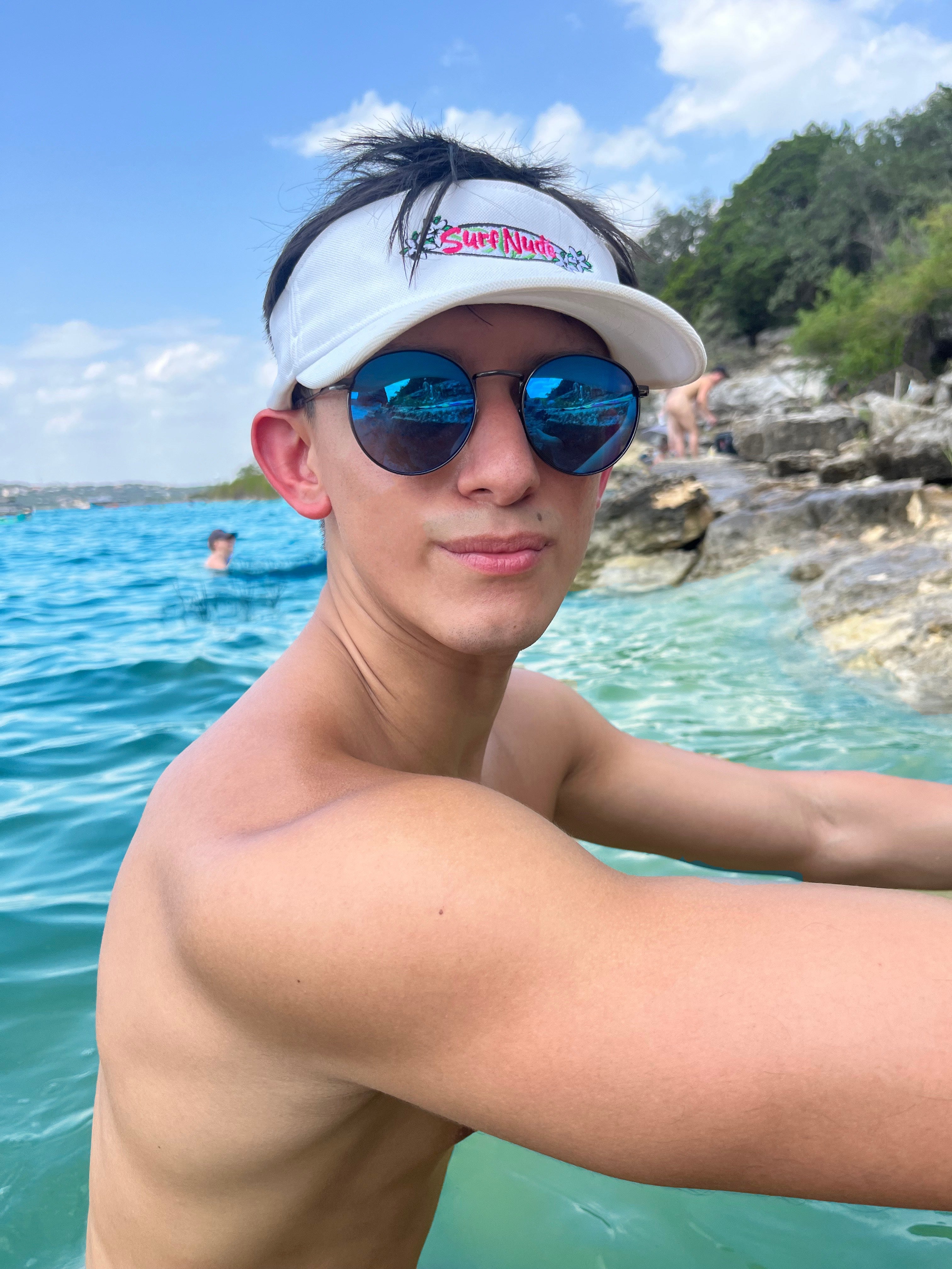 Surf Nude Sun-Visor - White Party Edition