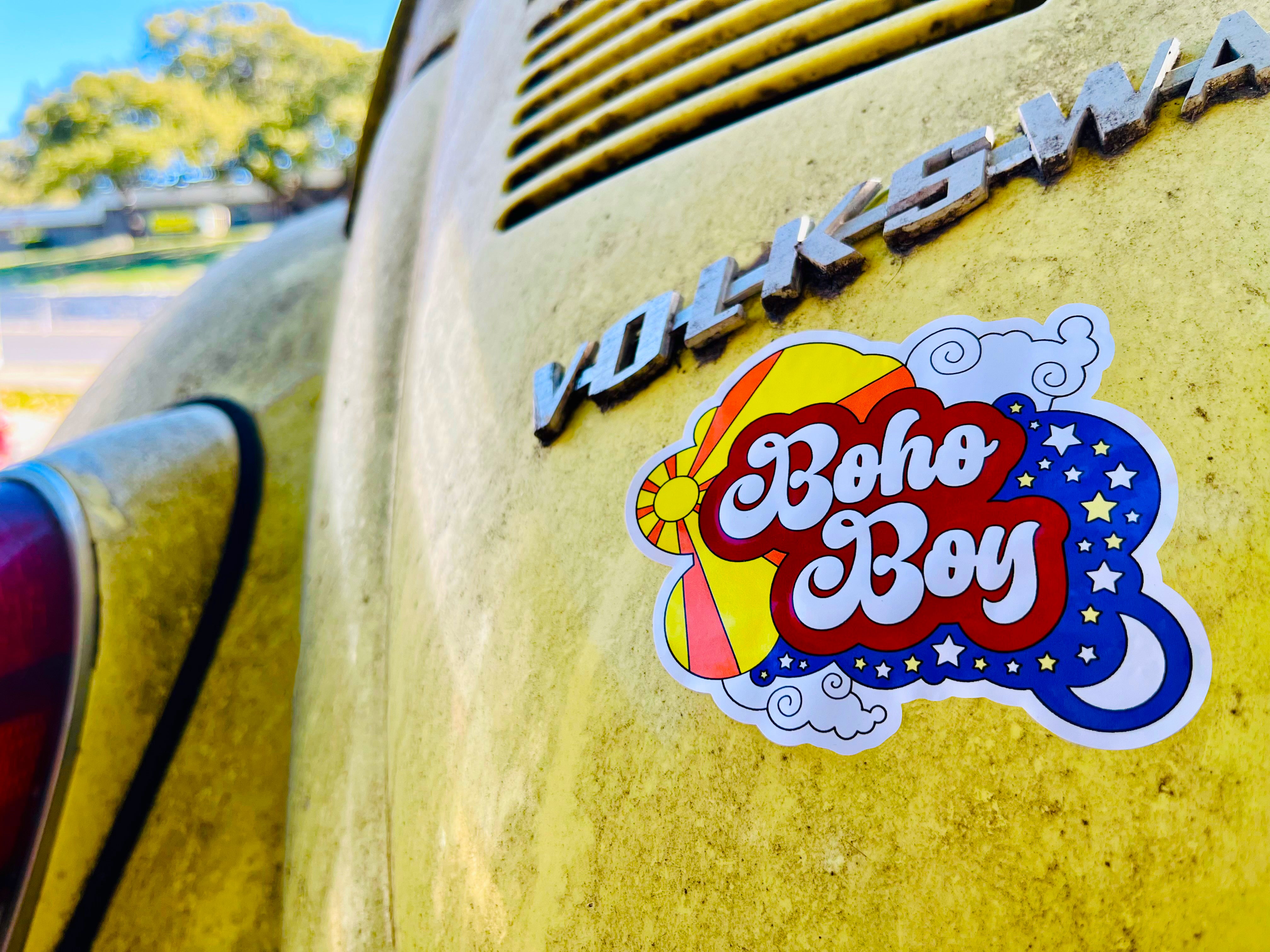 Sun & Moon Boy Sticker