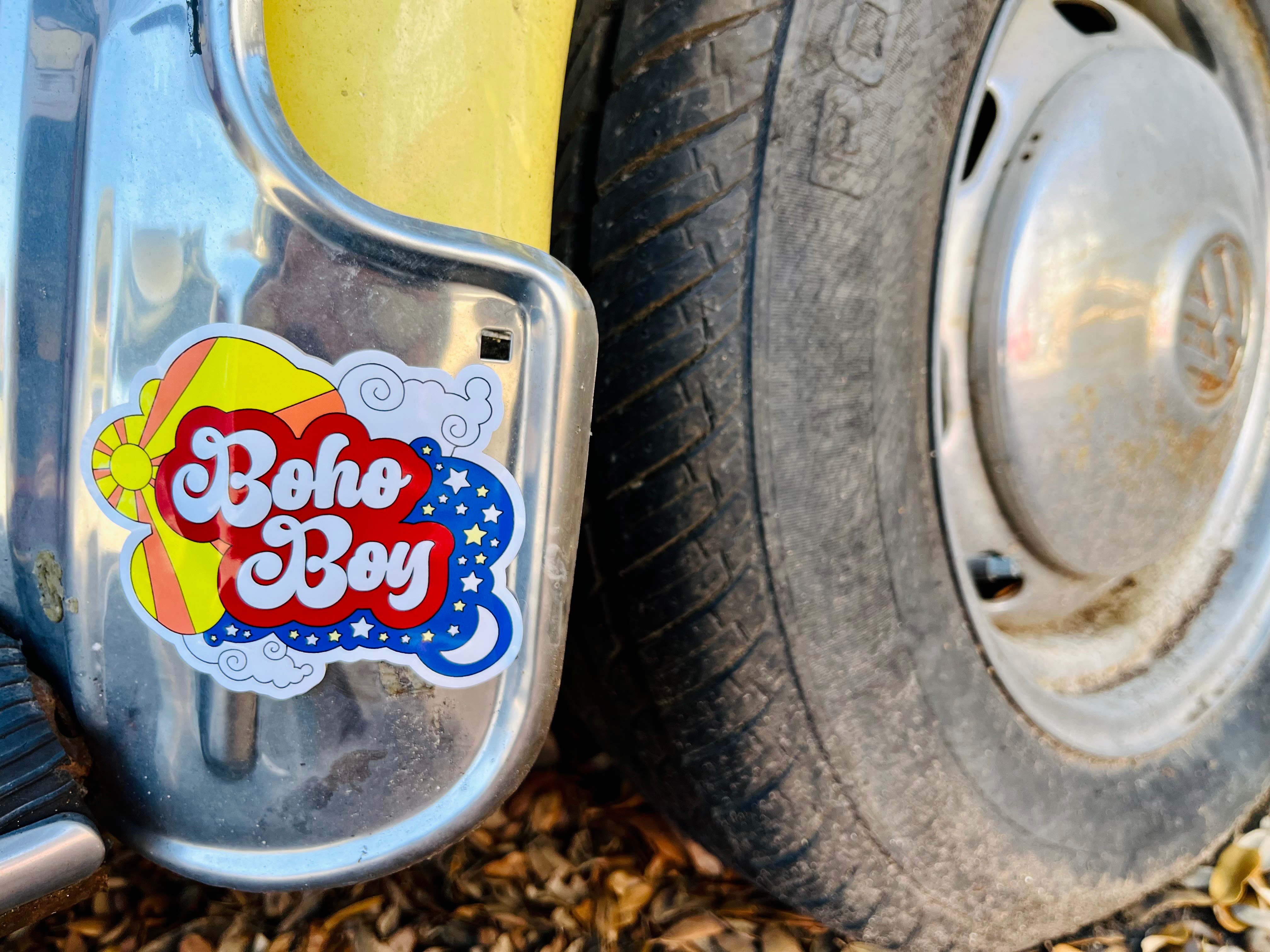 Sun & Moon Boy Sticker