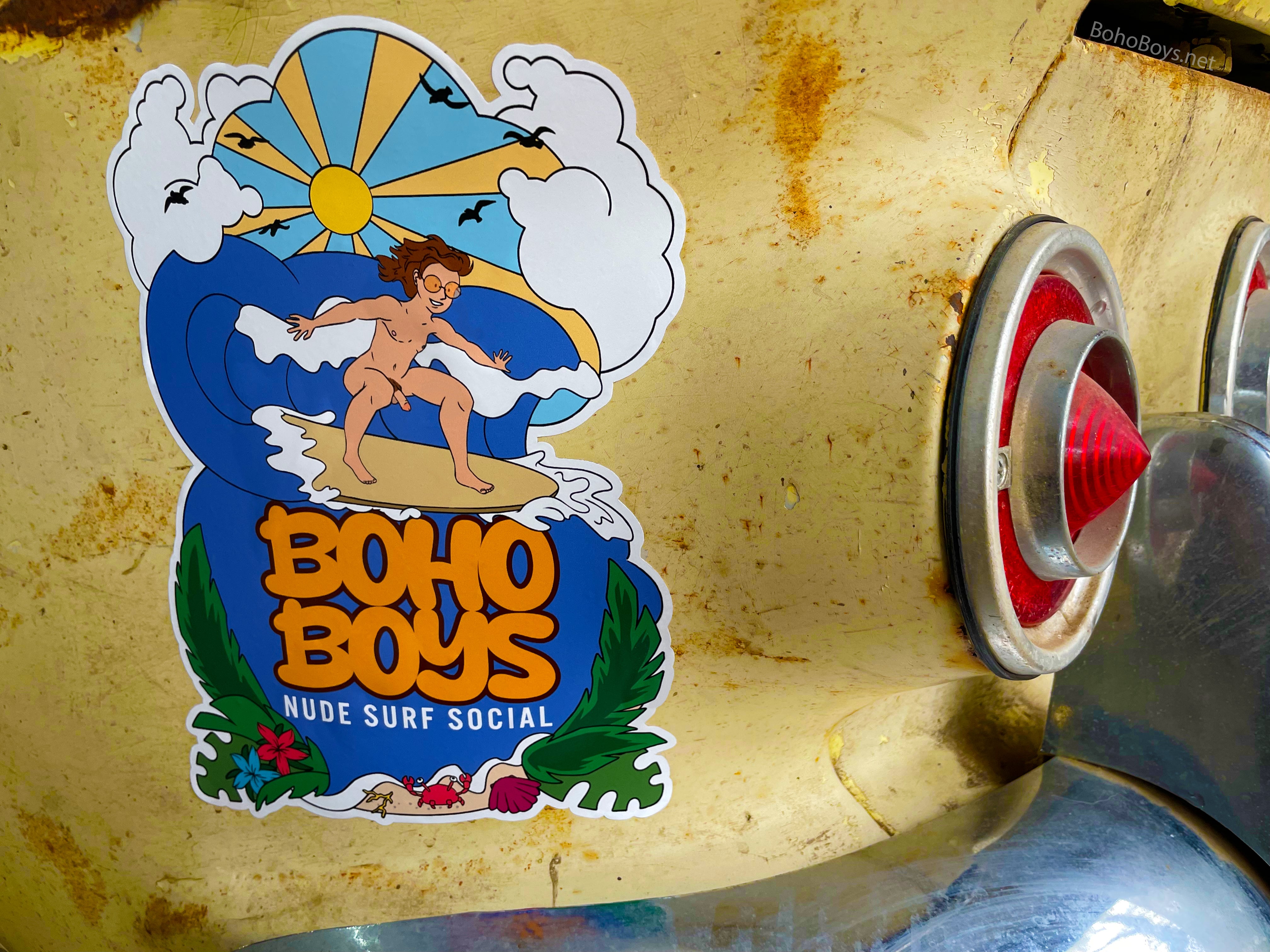 Surf Club Decal (Jumbo) — Blue Sky