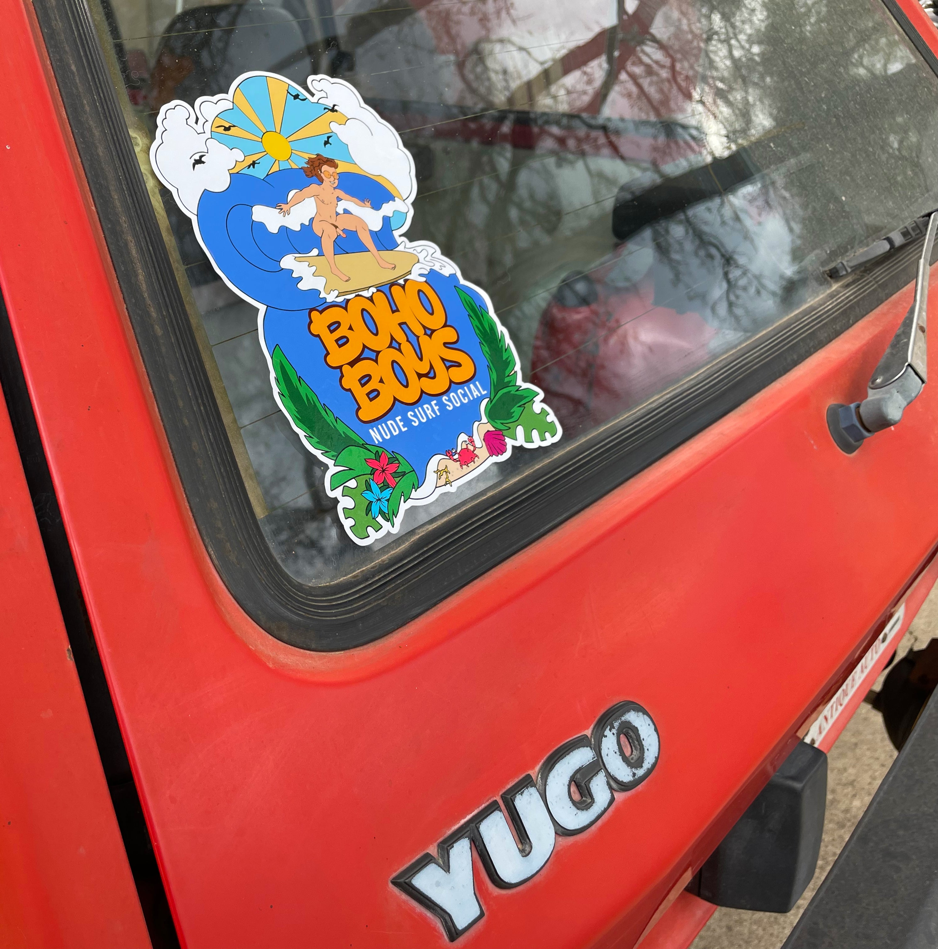 Surf Club Decal (Jumbo) — Blue Sky