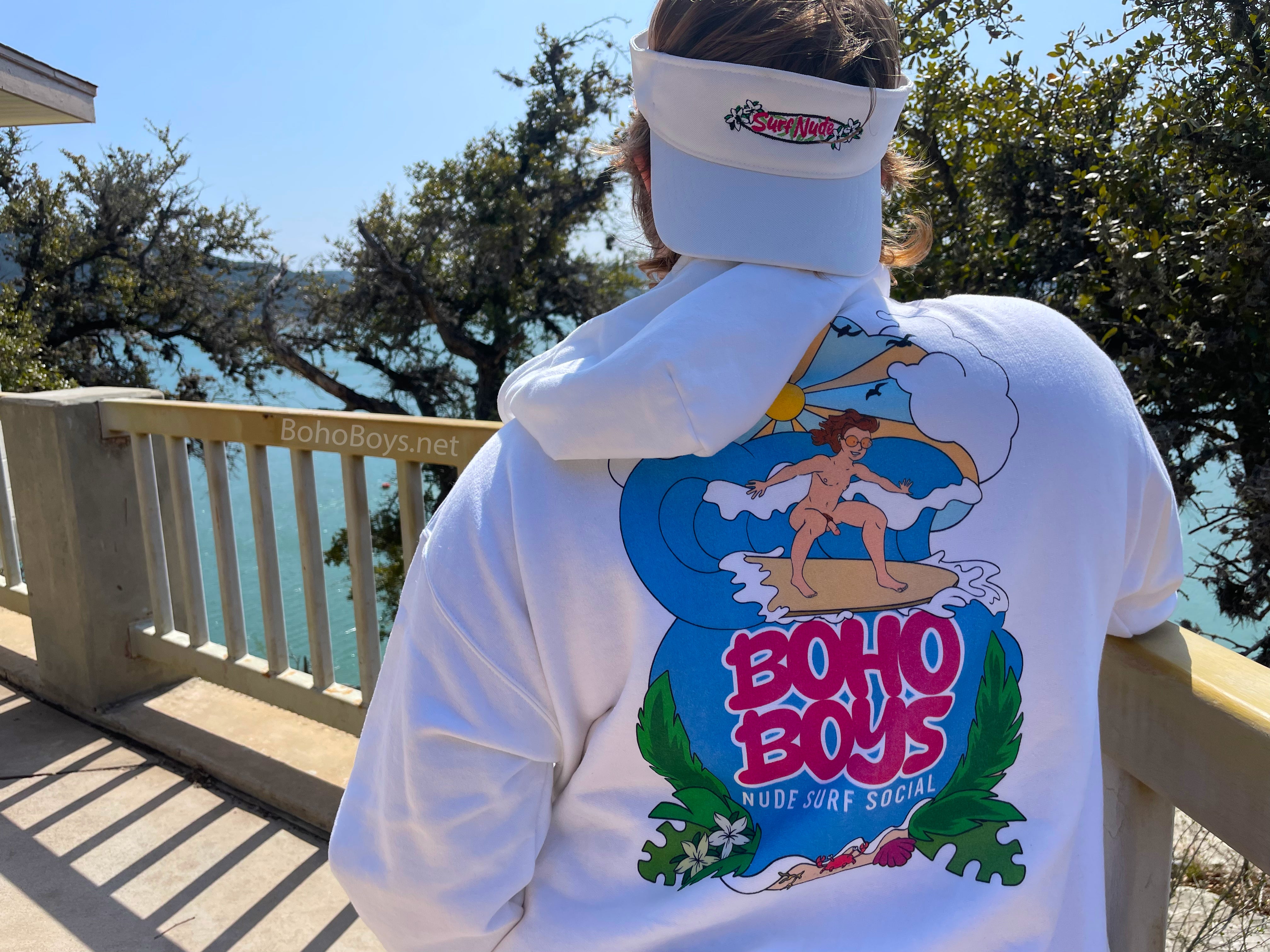 White Party Poolside Zip-Up — Blue Sky